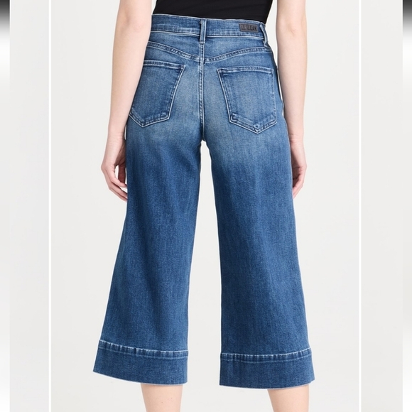 Le Jean | Rosie Wide Leg High Rise Crop Culotte Jeans Size 27 - Picture 8 of 9